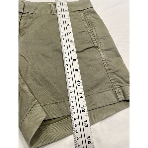 Lot of 2 J.CREW Women's Chino Shorts Size 00 Pink Olive Green Classic Casual - Picture 12 of 16